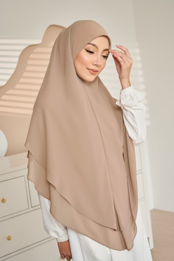 (AS-IS) Nageena Khimar in Brown